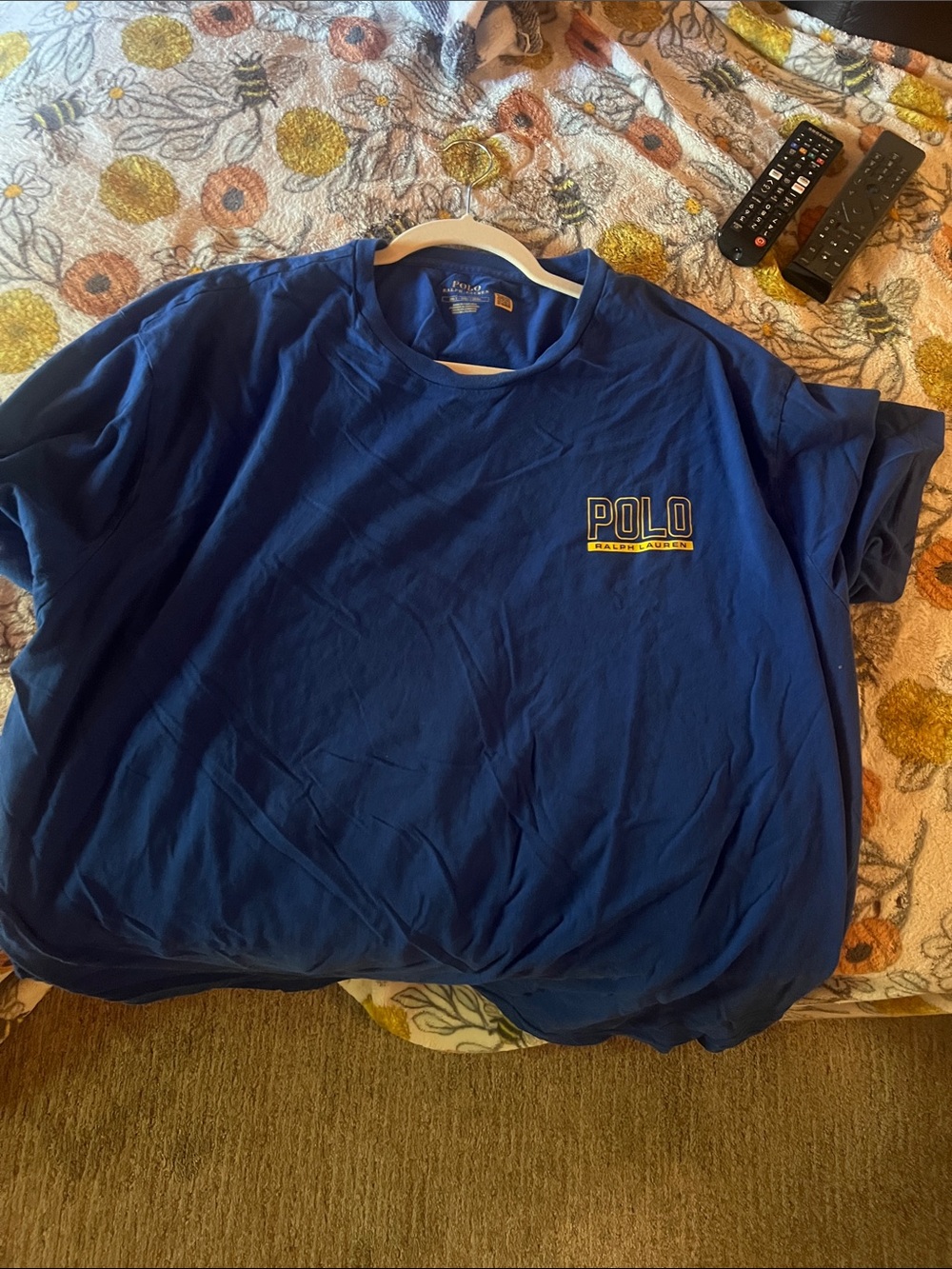 Polo by Ralph Lauren Royal Blue Graphic Logo Crew Tee
